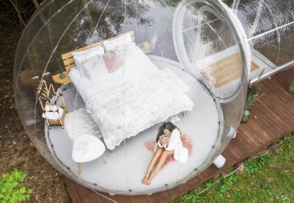 tunnel inflatable bubble tent