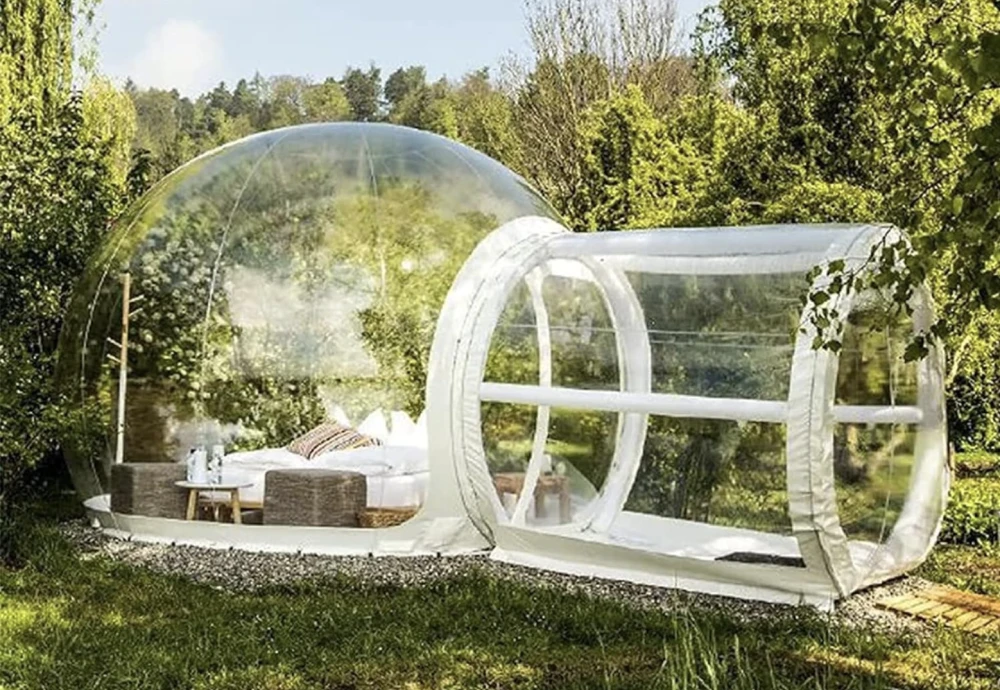 how to use a bubble tent