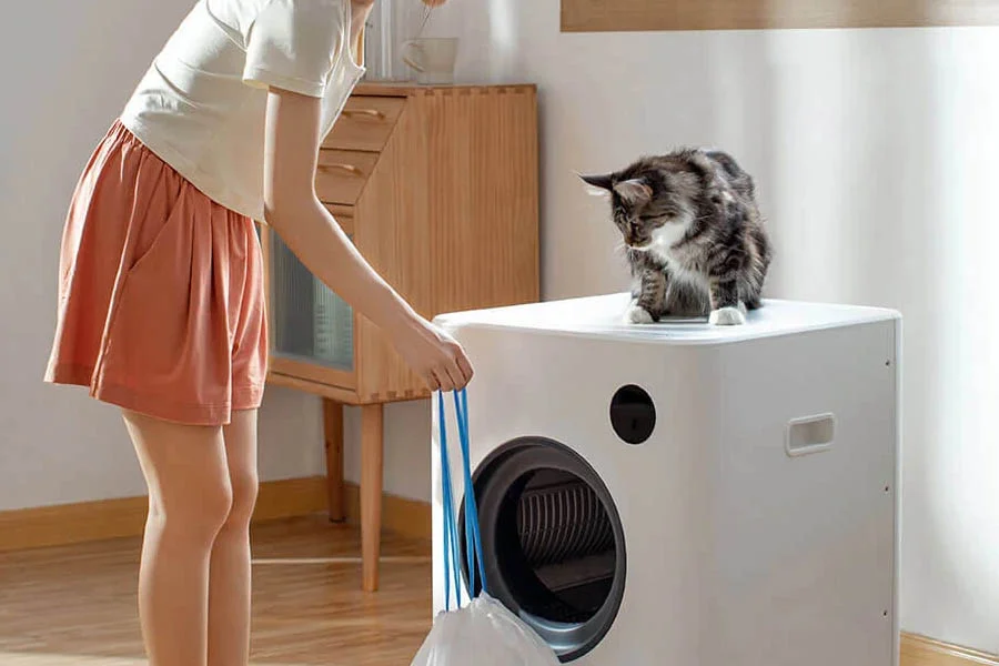 easy clean litter box