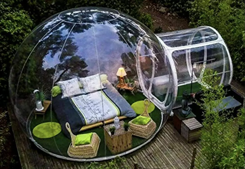 what is a bubble tent